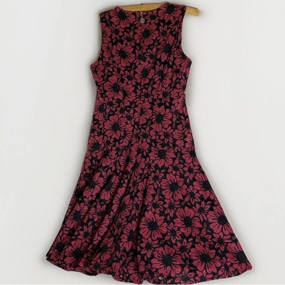 Tommy Hilfiger Lace Floral Dress Pink Lined Dark Fairy Festival Whimsical Sz 2 - Picture 2 of 11